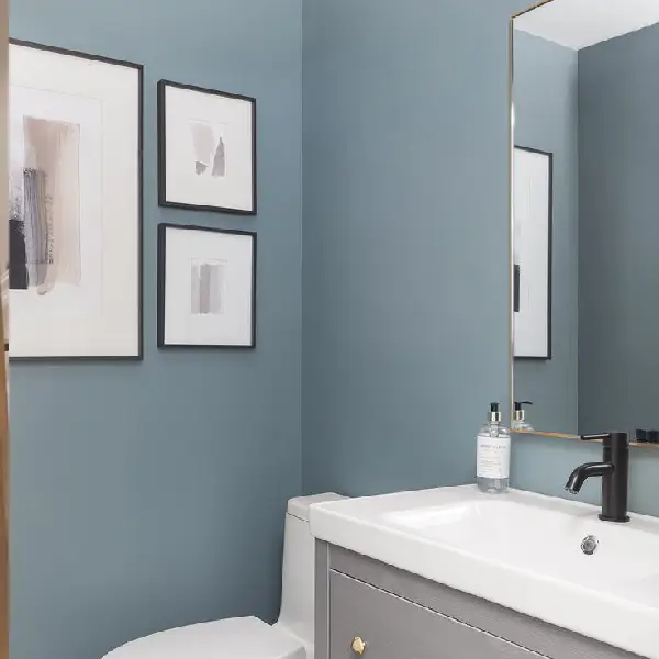 Powder Blue bathroom